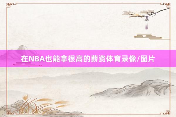 在NBA也能拿很高的薪资体育录像/图片