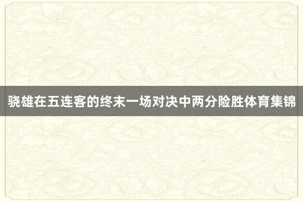 骁雄在五连客的终末一场对决中两分险胜体育集锦