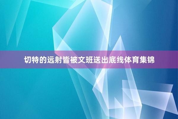 切特的远射皆被文班送出底线体育集锦
